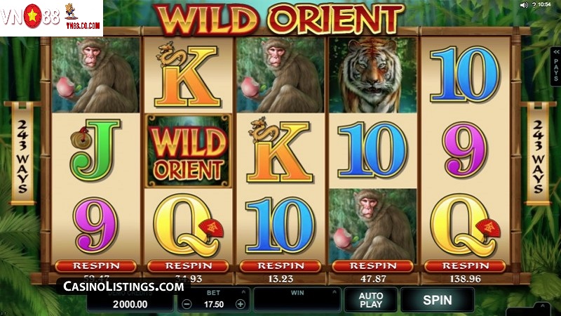 Trò chơi Wild Orient tại VN88