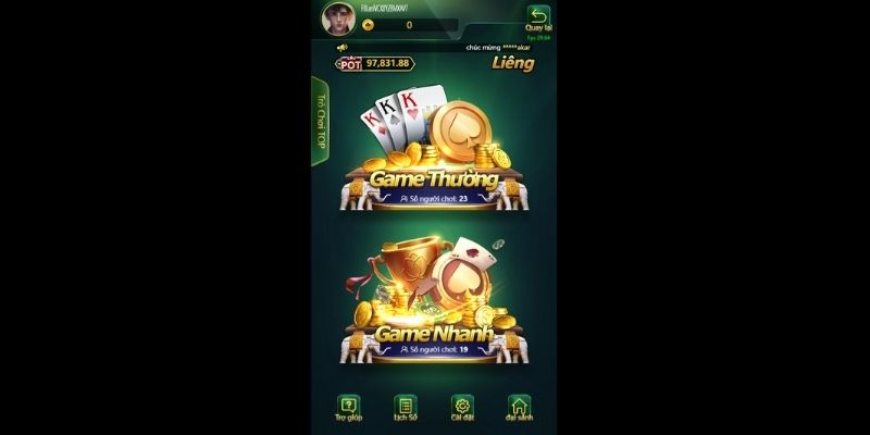 Game bài liêng online